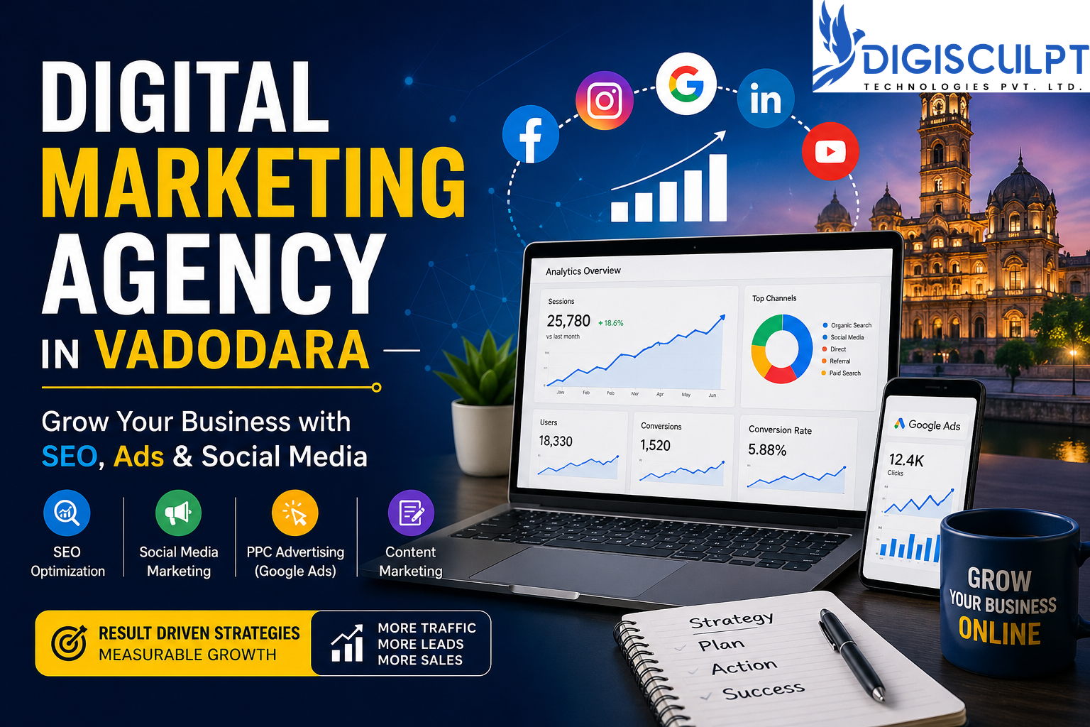 Digital Marketing Agency in Vadodara Grow Your Business Online in 2026